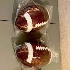 Hard foam football ornaments